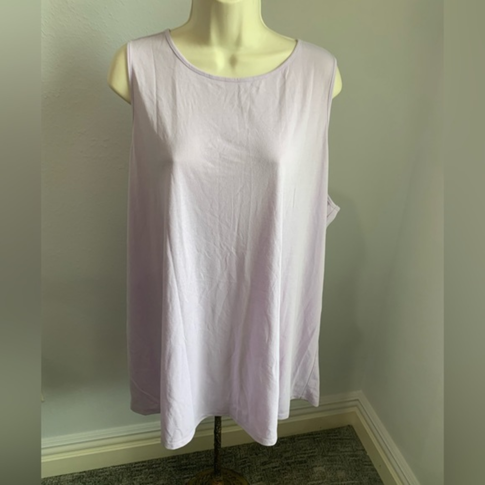 NWOT Athletic Works Top Size 1X Women’s Sleeveless Lavender